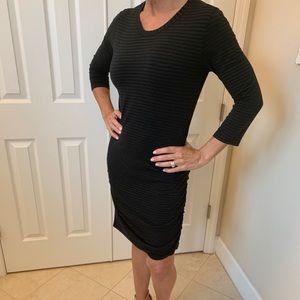 Fitted knee length dress